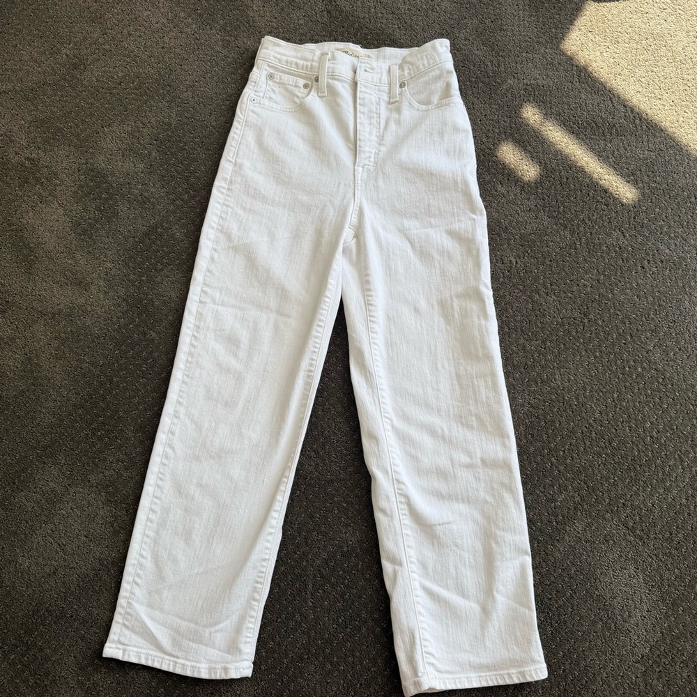 Madewell High Rise Wide Leg Jeans